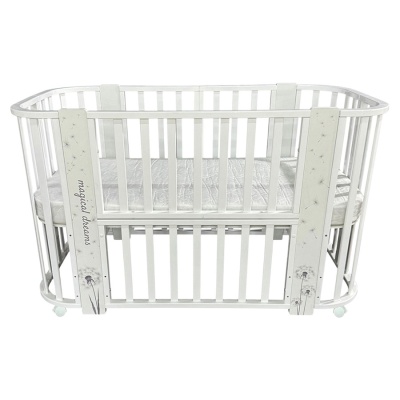 Кровать детская доской с поперечным маятником Антел Ariel 5 в 1 Одуванчики 01 Кровать детская доской с поперечным маятником Антел Ariel 5 в 1 Одуванчики 01